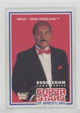 1990 MSL Bubble Gum Super Stars of Wrestling Series 3 Mean Gene Okerlund #17 0w6