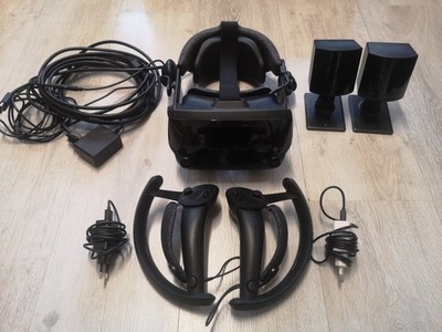 Valve Index VR Full Kit mit Logitech G29 Rennlenkrad mit Gangschalter und Pedal