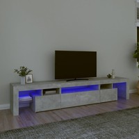 Tv Schrank Mit Led-Leuchten Lowboard Fernsehschrank Tv MöBel Fernsehtisch Vidaxl
