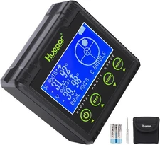 Huepar Digital Angle Gauge Protractor, Electronic Bubble Finder Dual... 