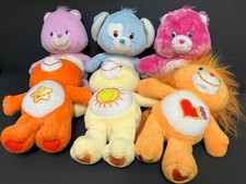 6 CARE BEARS PLUSH FUNSHINE BEST FRIEND LOYAL HEART DOG SHINE BRIGHT LAUGH A LOT