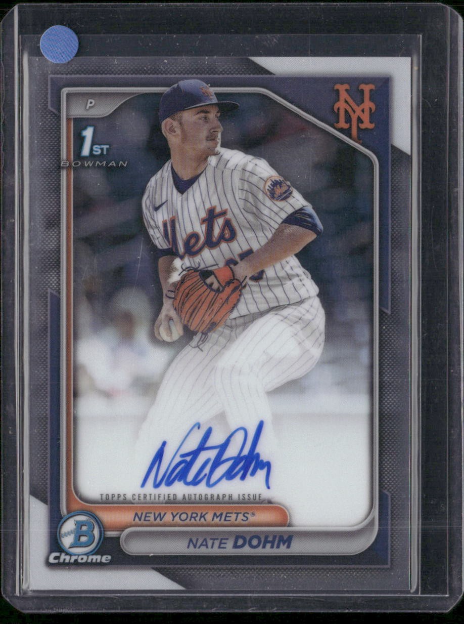 2024 Bowman Draft #CPA-ND Nate Dohm Chrome Prospect Autographs