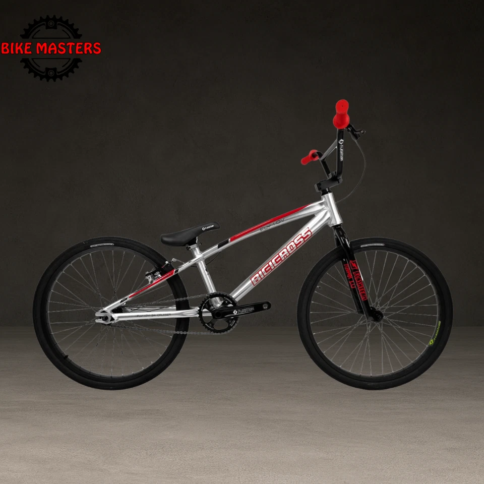 Cuadro BMX FLY 1.0 rojo pulido + horquilla y auriculares | aluminio ligero carreras Foto 2 de 3