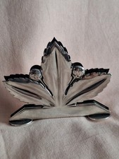 ART DECO WELLNER  ALPACCA  SCHWERVERSILBERT NAPKIN HOLDER MADE IN GERMANY, VGC.