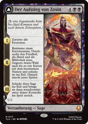Magic the Gathering Avatar The Lord Elements The Rise Of Zosin mythic foil