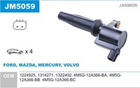 Janmor ZüNdspule JM5059 FüR Focus MAX Ford Mondeo WA6 Mazda BA7 Volvo Galaxy S80