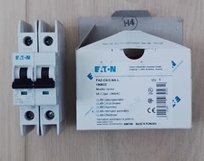 Eaton FAZ-C6/2-NA-L UL489 2-Pole Circuit Breaker 6A 240VAC Moeller Series