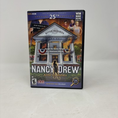 Nancy Drew: Alibi In Ashes #25 (Windows/Mac, 2011) W/booklet --