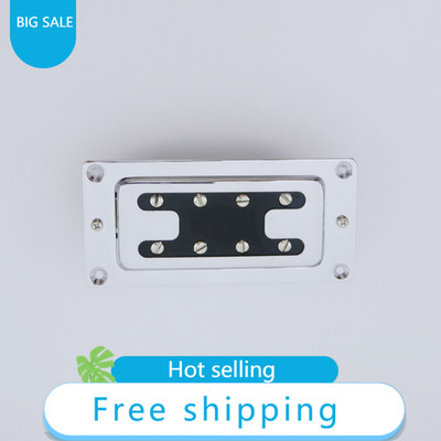 Mini Style Two Line 8 Holes 4-String Electric Bass Humbucker  Neck/Bridge Pickup