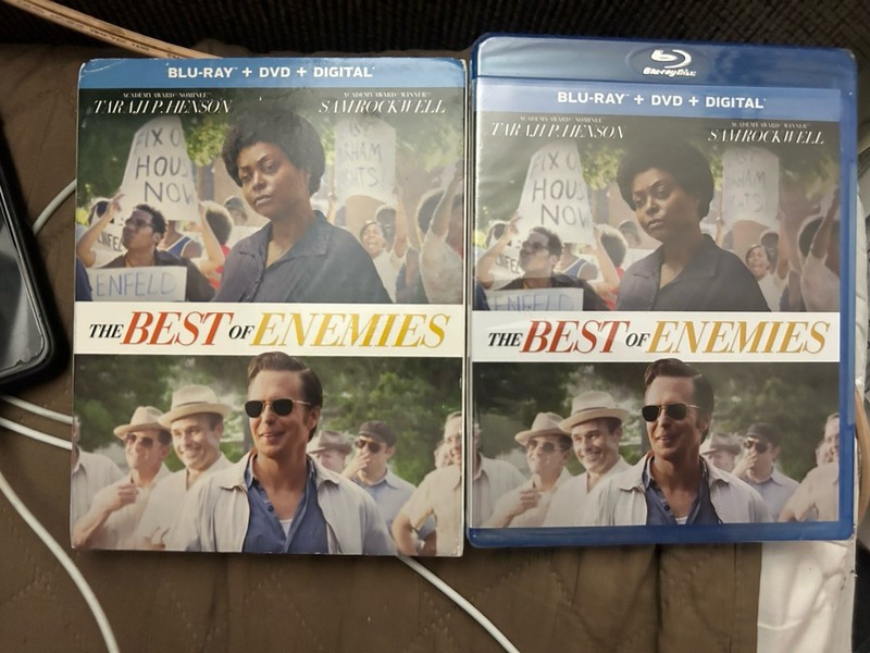The Best of Enemies Blu-ray DVD Combo New Blu Ray Movie Sealed With Slipcover