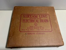Vintage Marx Stream Line Steam Type Electric train set 25242 NYC 999 Track Only