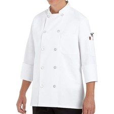 Women's Chef Coat, White, Small