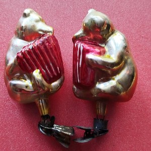 Vintage Christmas tree toy, USSR, 1950-60s.