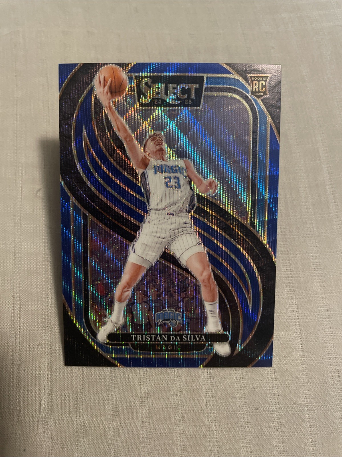 Tristan Da Silva 2024-25 Panini Select Blue Wave Prizm /75 #167 RC