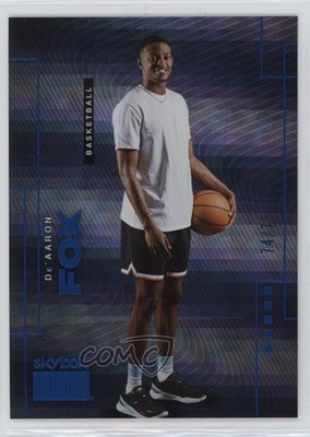 2024 Skybox Metal Universe Champions Sapphire Star 74/75 De'Aaron Fox #S-4 0h99