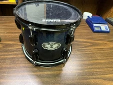 Pearl Vision SST All Birch Shell - 10" Tom Drum - Cobalt Fade - Black Hardware