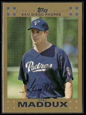 2007 Topps #275 Greg Maddux Gold #/2007