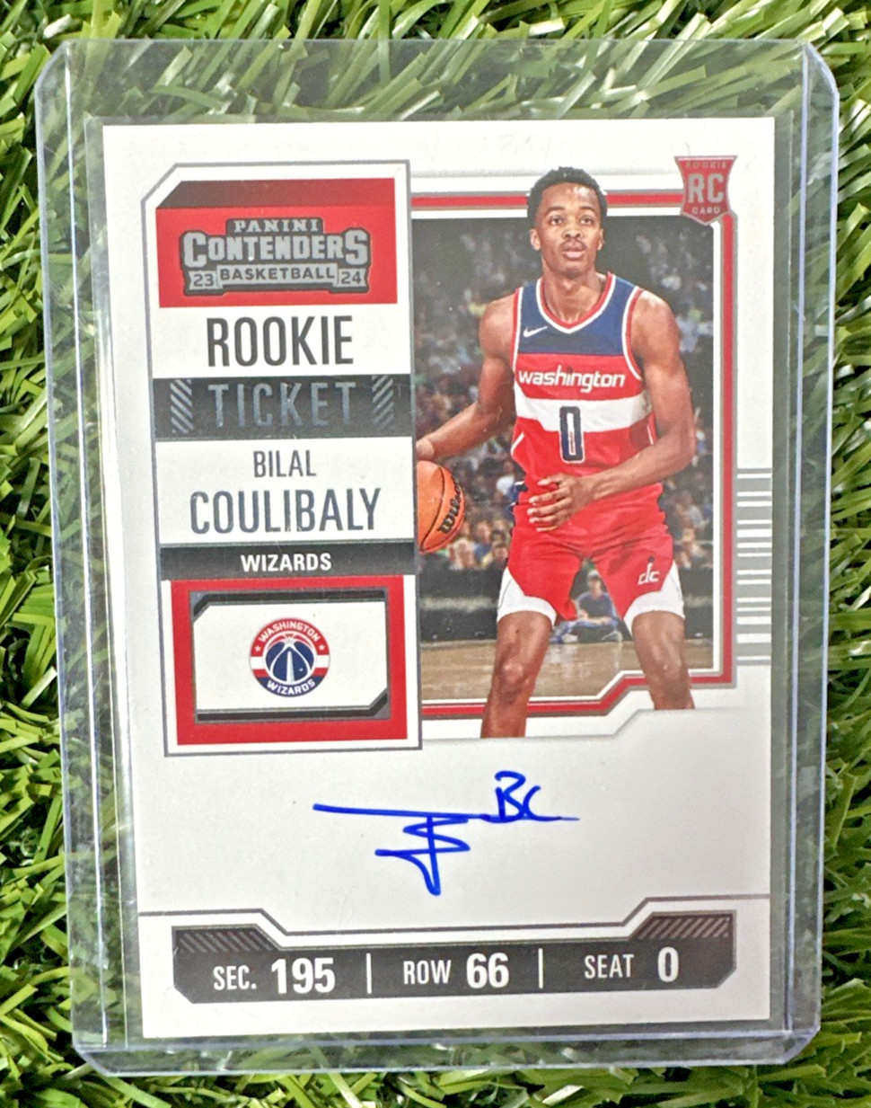 2023-24 Panini Contenders BILAL COULIBALY Rookie Ticket On Card Auto RC #113