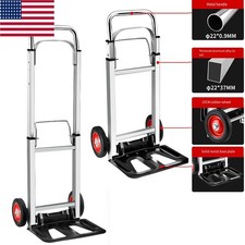 330 lbs Stair Climbing Cart Heavy Duty Folding Hand Truck Dolly 2 Wheels  Foldi