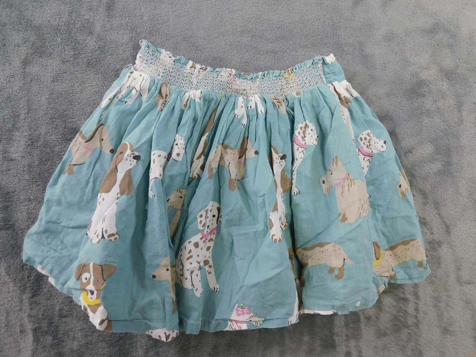 Мини Boden юбка девочек 3-4 лет синий собаки печать с подкладкой карманы эластичный пояс - Изображение 4 из 4