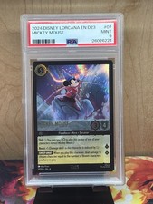 2024 Disney Lorcana EN Mickey Mouse Playful Sorcerer D23 07 PSA 9 MINT