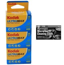 Kodak GC/UltraMax 400 Color Negative Film 35mm Roll Film, 36 Exposures - 3-Pack