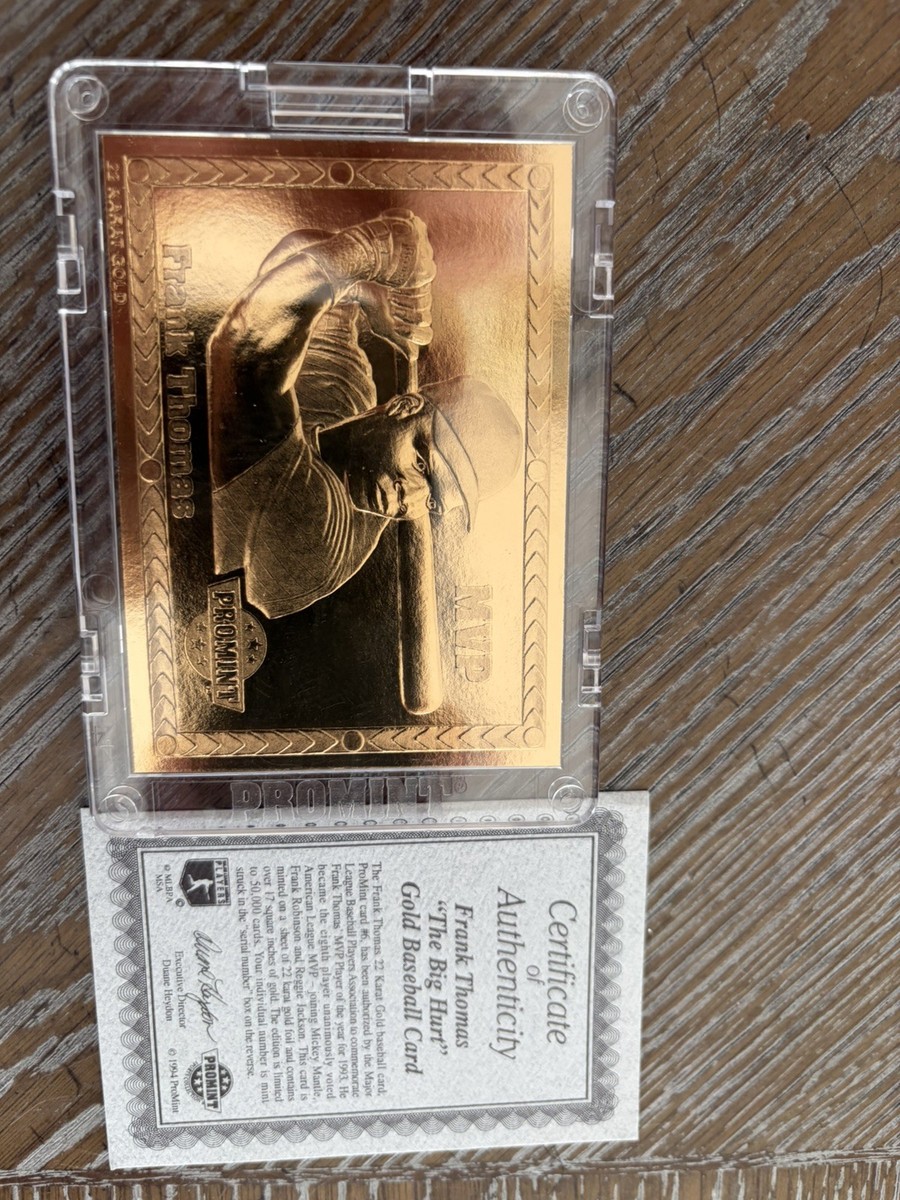 1992-98 ProMint 22K Gold - Frank Thomas #27 /50000 for sale online