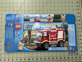 LEGO City 4208 4x4 Fire Truck &ndash; Box & Instructions &ndash; Nearly Complete