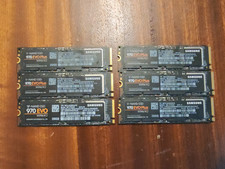  Lot of 6 Samsung 970 EVO NVMe M.2 SSD V-NAND MZ-V7E250