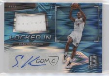 2016 Panini Spectra Locked In Memorabilia Neon Blue /99 Sean Kilpatrick Auto r7o