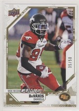 2019 Upper Deck CFL Gold 35/50 Davaris Daniels #33 0nr3