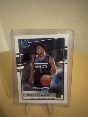 2020-21 Panini Donruss - Rated Rookies Anthony Edwards #201 Press Proof...
