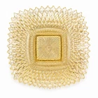 Federal Glass - Yellow Depression Glass Ruffled Candy Dish Vintage