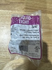 SOUTHWIRE NLFR075H LIQUID TIGHT ELBOW FITTING NYLON TYPE B 3/4 INCH - SEALED