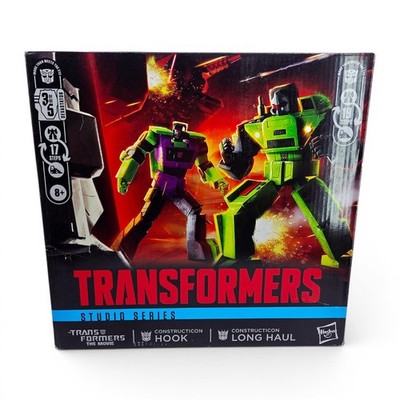Transformers Studio Series The Movie Constructicons Hook & Long Haul unvollständig