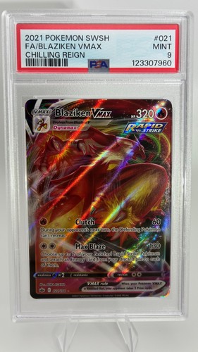 Blaziken VMAX graded PSA 9 for sale on eBay