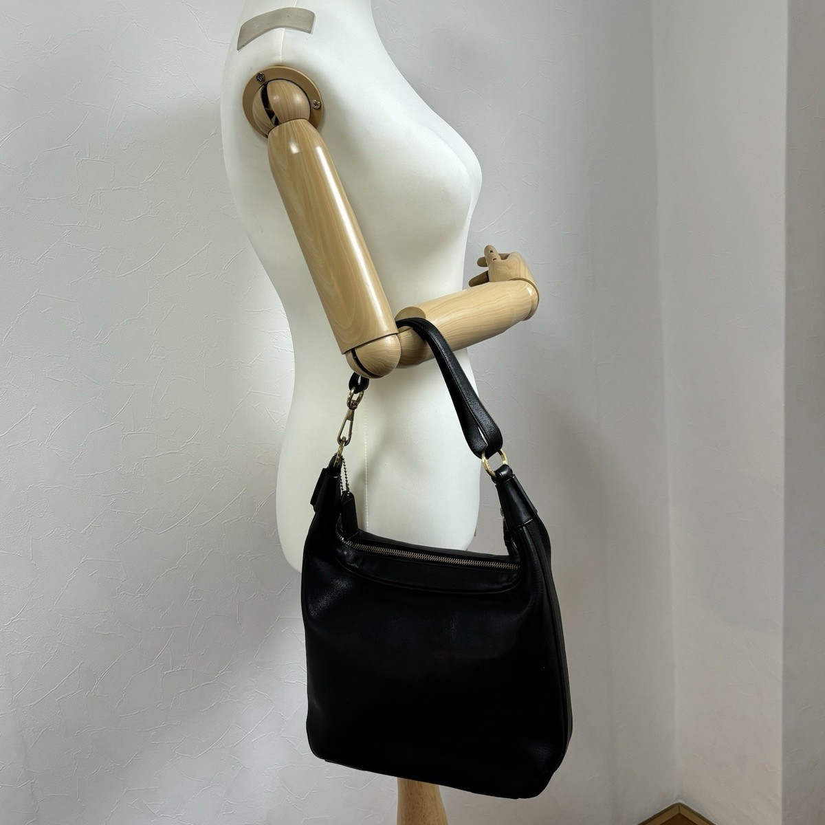 Vtg Coach 6950 Amanda Hobo Shoulder Bag Purse Black Leather EUC | eBay