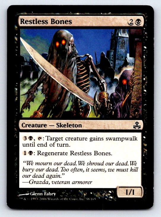 Restless Bones Common Guildpact Magic: The Gathering