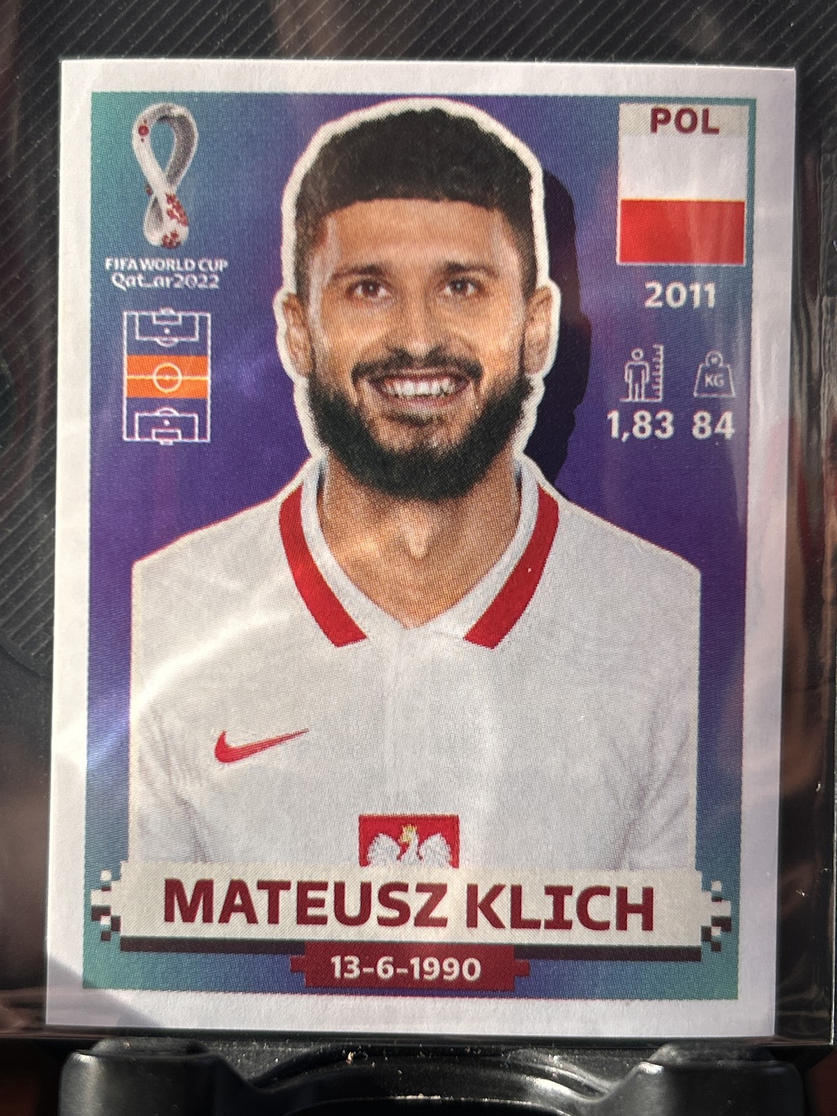 2022 Panini FIFA World Cup: Qatar 2022 Stickers Mateusz Klich #POL 12 Poland