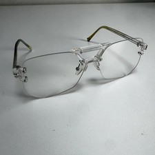 Transparent Horn-Rim Glasses