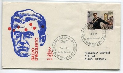 Italien FDC Venetia 1975 Salvo D'Achat gereist nach Italien