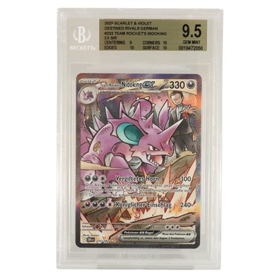 Team Rockets Nidoking ex (DRI 233) Ewige Rivalen -  BGS 9.5 - Beckett Pokemon TC