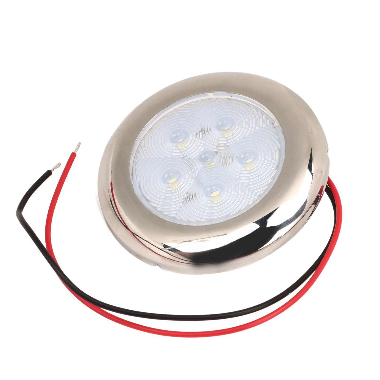 12V RV LED Ceiling Dome Light IP65 White Lighting For Boat Van Caravan
