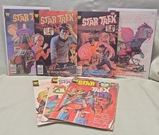 Star Trek Whitman Variant Lot Of 7 #54, 57, 58, 59 Good, #26, 29, 54 Rough