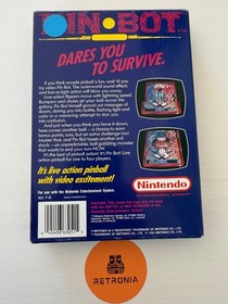 Pin Bot Nintendo Nes Spiel UK Version OVP mit Handbuch komplett CIB