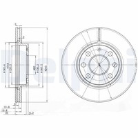 2X Bremsscheibe Vorderachse FüR Opel Corsa C Kasten/SchräGheck B Caravan