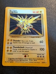 Pokémon TCG Zapdos Base Set 16/102 Holo Rare