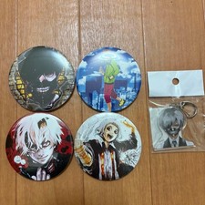 Tokyo Ghoul Badge  Acrylic Keychain Set 5 pcs, Unopened, Small scratches