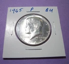 1965-P Kennedy Half Dollar 40% Silver BU Collectible US Coin