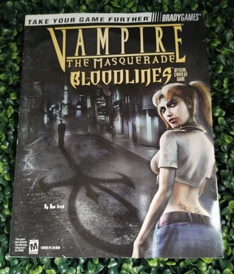 Vampire The Masquerade Bloodlines Official Strategy Guide BradyGames 2004